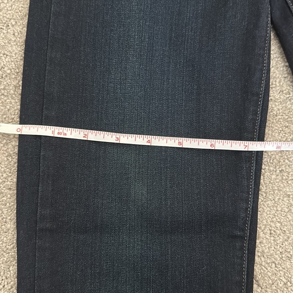 Like new PAIGE deep dark blue Skyline Skinny - Picture 7 of 9